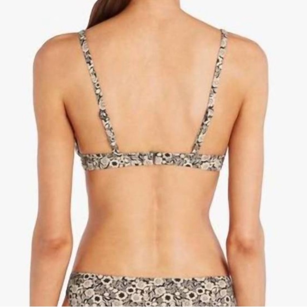 Robin Piccone Aubrey Floral Triangle Bikini Top SZ XS NWOT - Picture 2 of 5